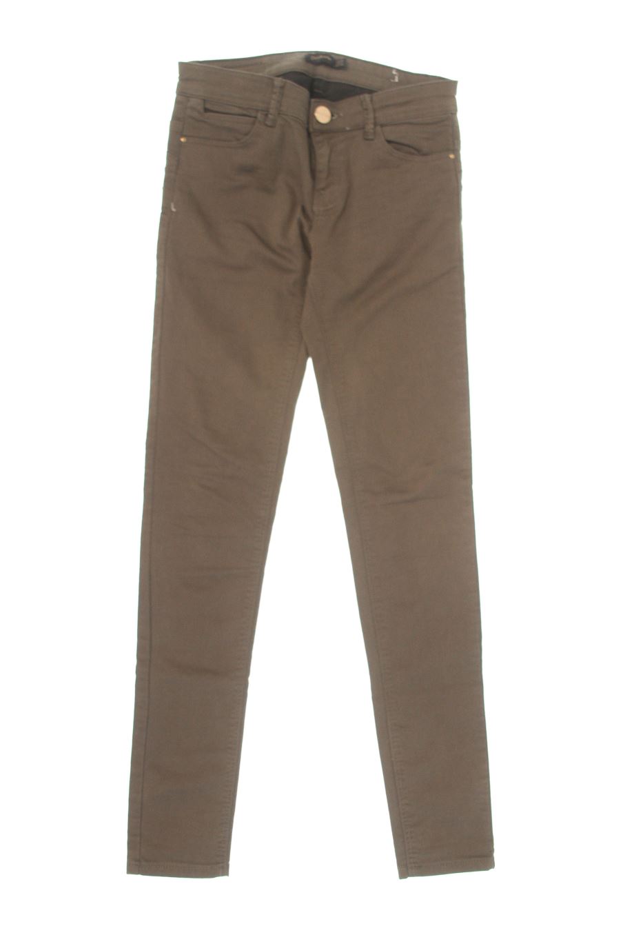 Vaqueros de Stradivarius de la talla 36, de color verde de ropa vaquera