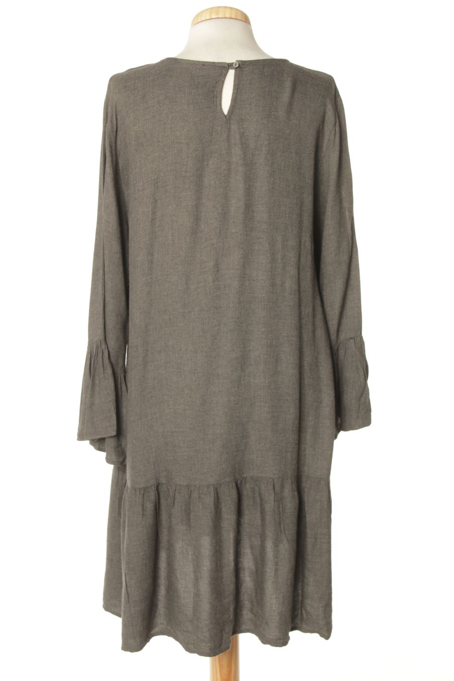 Vestido casual de Pull & Bear de la talla L, de color gris