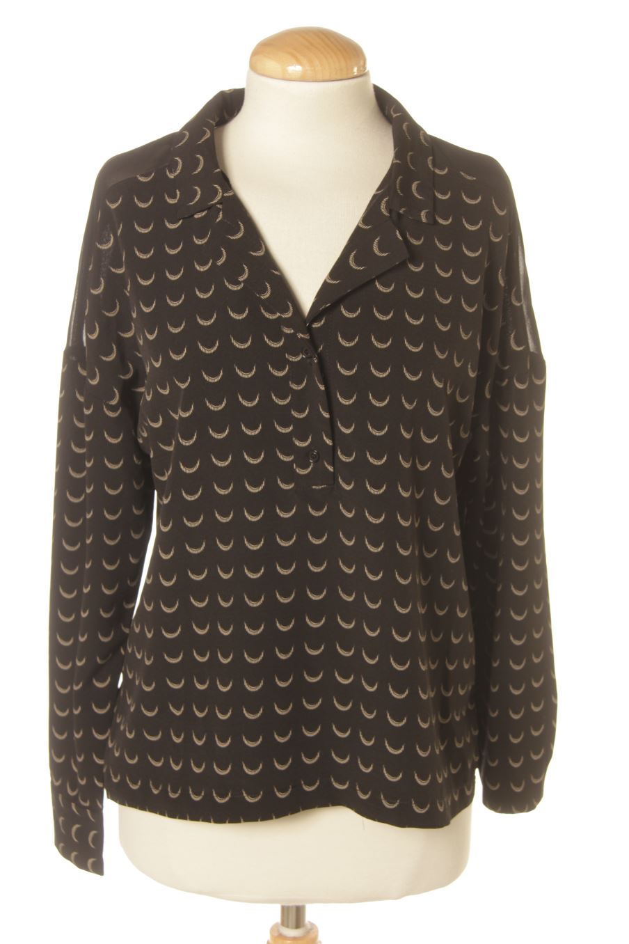 Blouse à manches longues Rue Mazarine de la taille M, de couleur imprimés