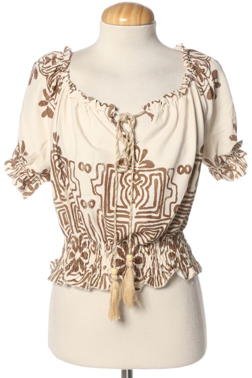 Blusa de manga corta