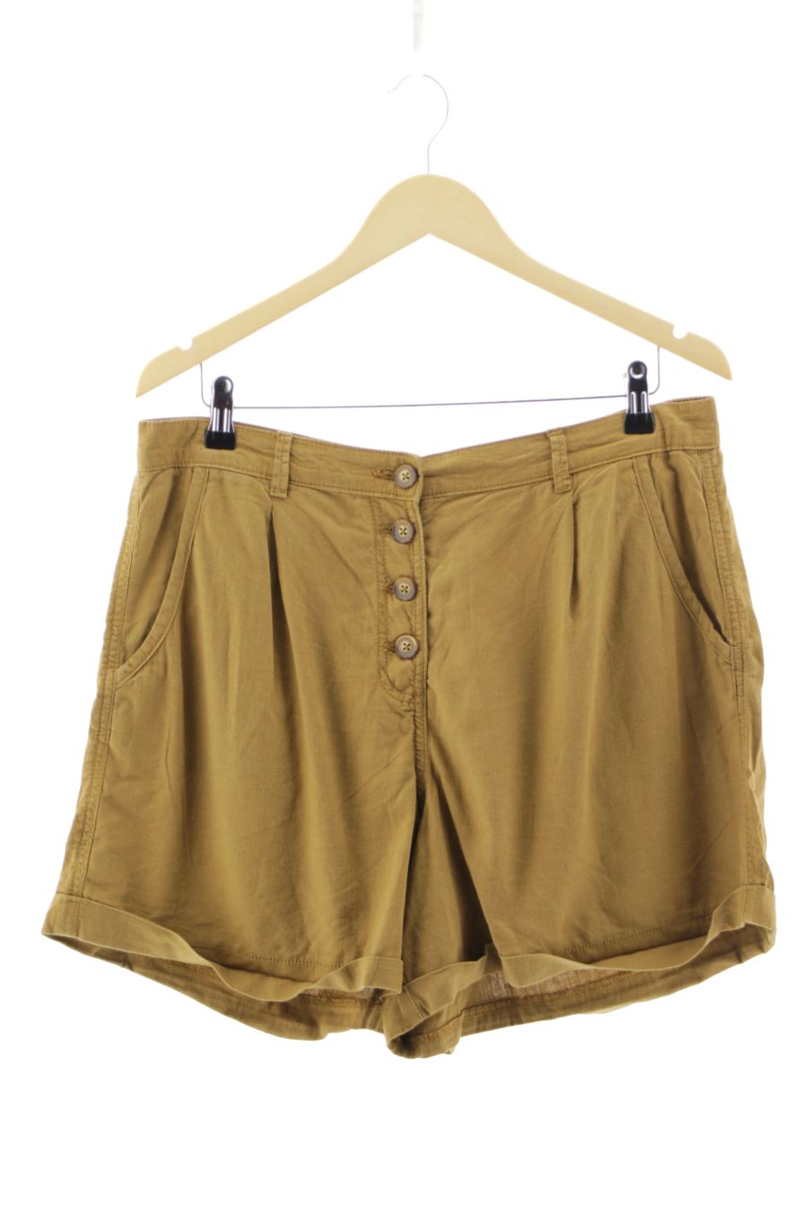 Pantalones cortos de Promod de la talla 44, de color marrón