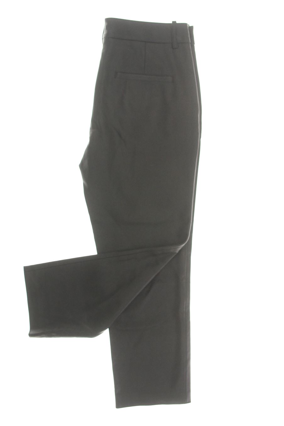 Pantalones de Zara de la talla 38, de color negro de sintético