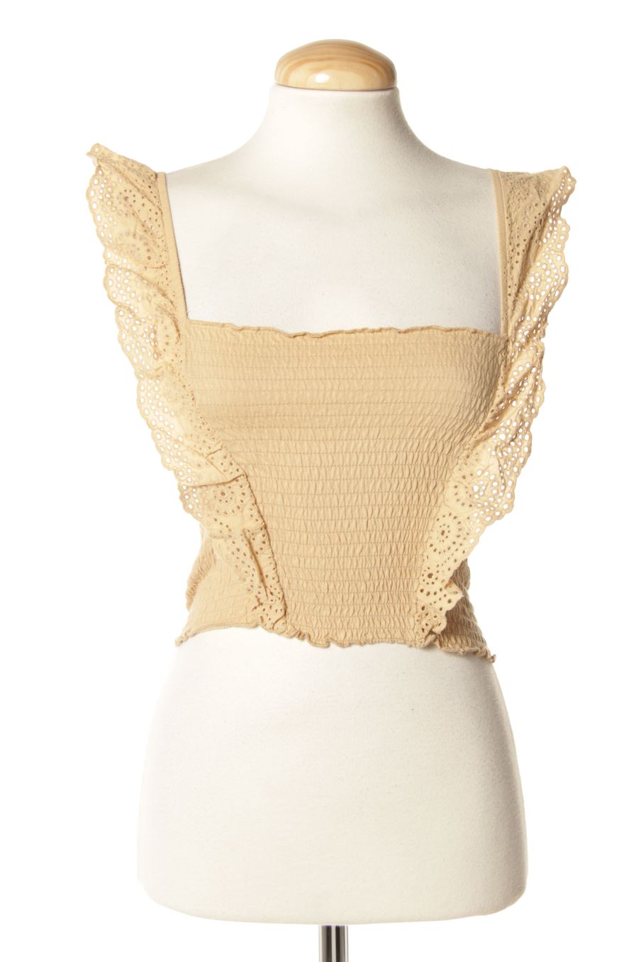 Top de PERCENTIL de la talla XS, de color marrón