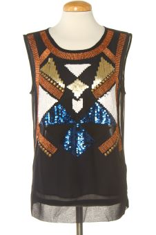 Camisa sin mangas L Desigual