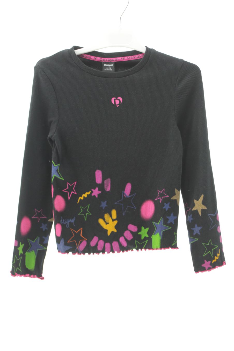 T-shirt manches longues Desigual de la taille 7 ans de seconde main
