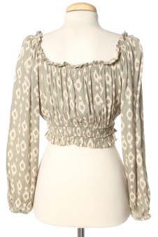 Blouse à manches longues XS Stradivarius