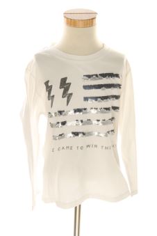 Camiseta de manga larga 4 anni Mango