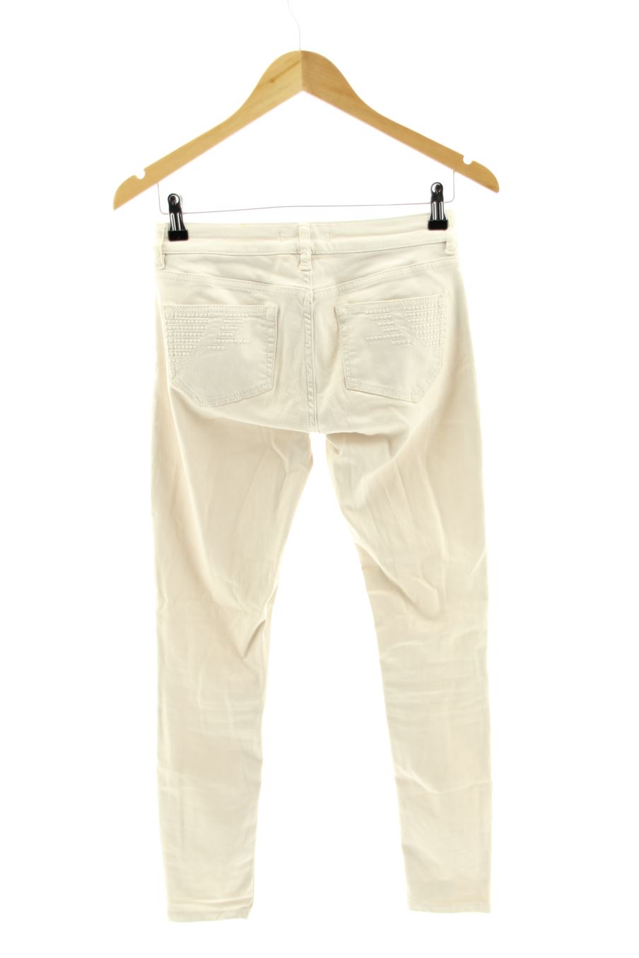 Vaqueros de Maje de la talla 36, de color blanco de ropa vaquera