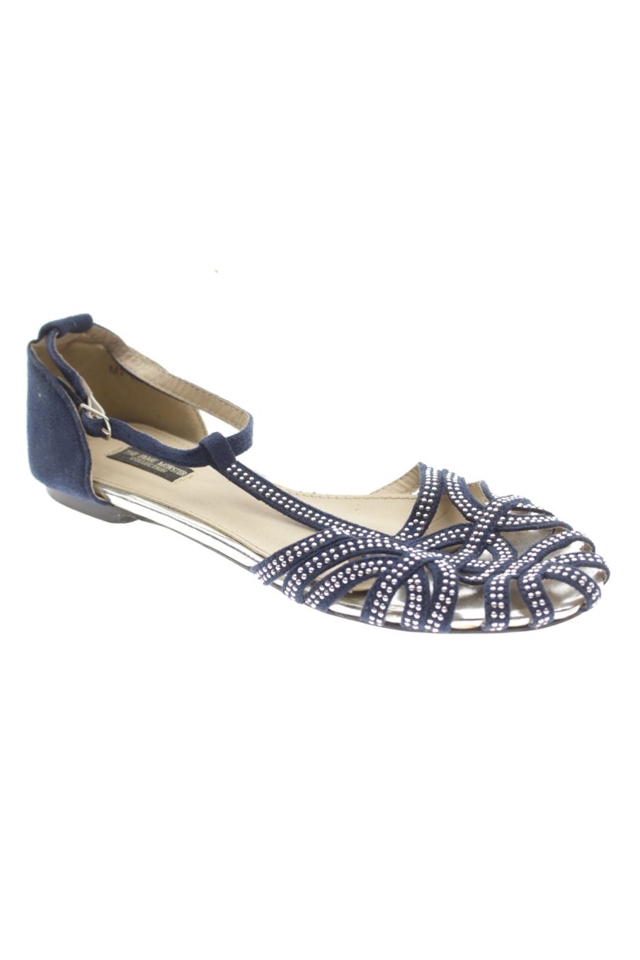 Sandalias planas de THE FAME MONSTER de la talla 39, de color azul marino de