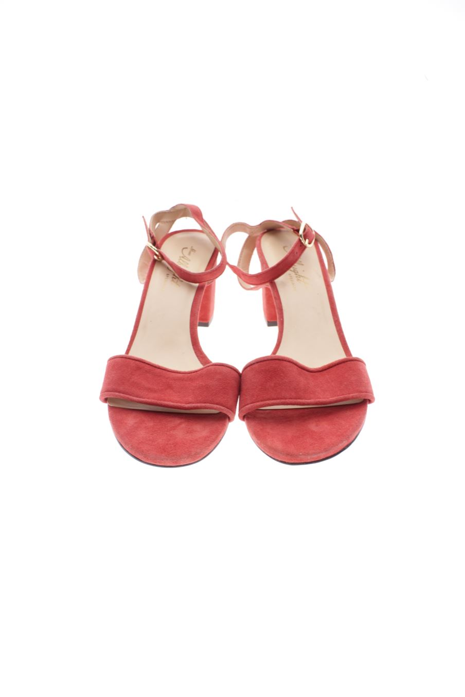 Sandalias tacon de Miss Albright de la talla 39, de color rosa de