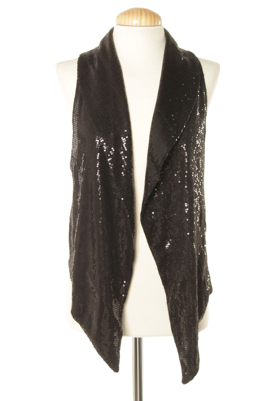 Chaleco de tela de H&M de la talla M, de color negro