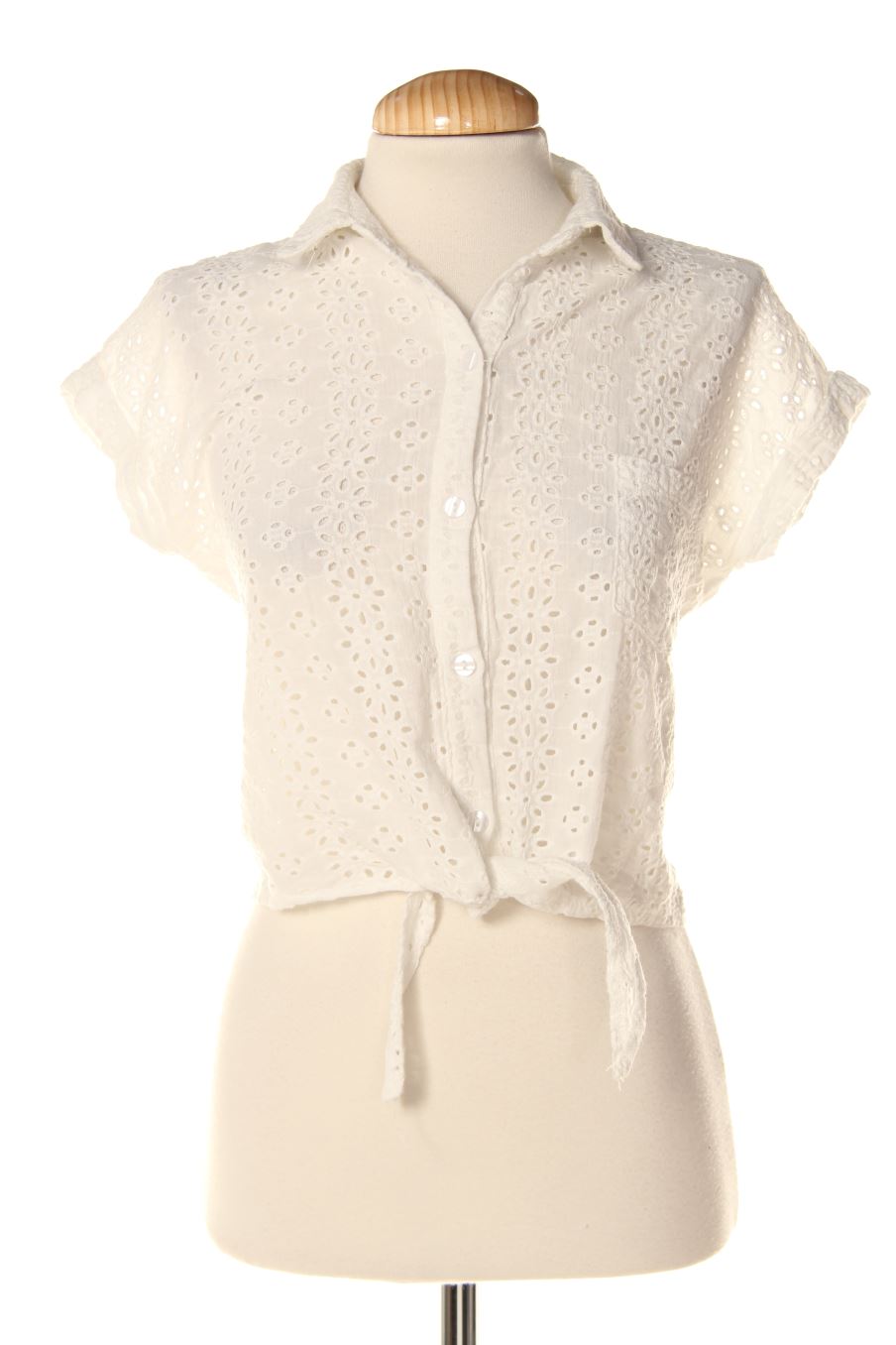 Camisa de BACHATA de la talla S, de color blanco