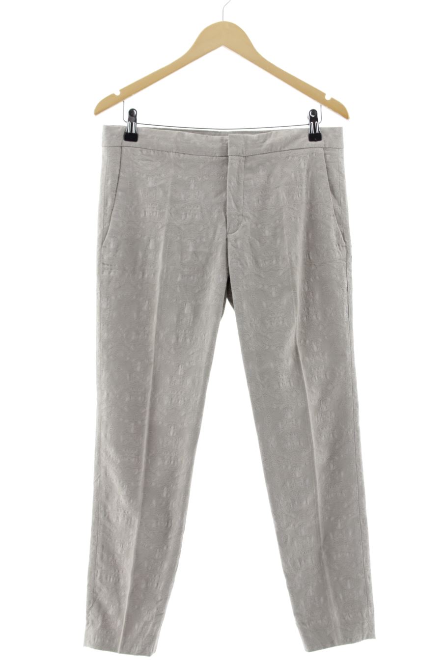 Pantalon Zara de la taille M, de couleur gris