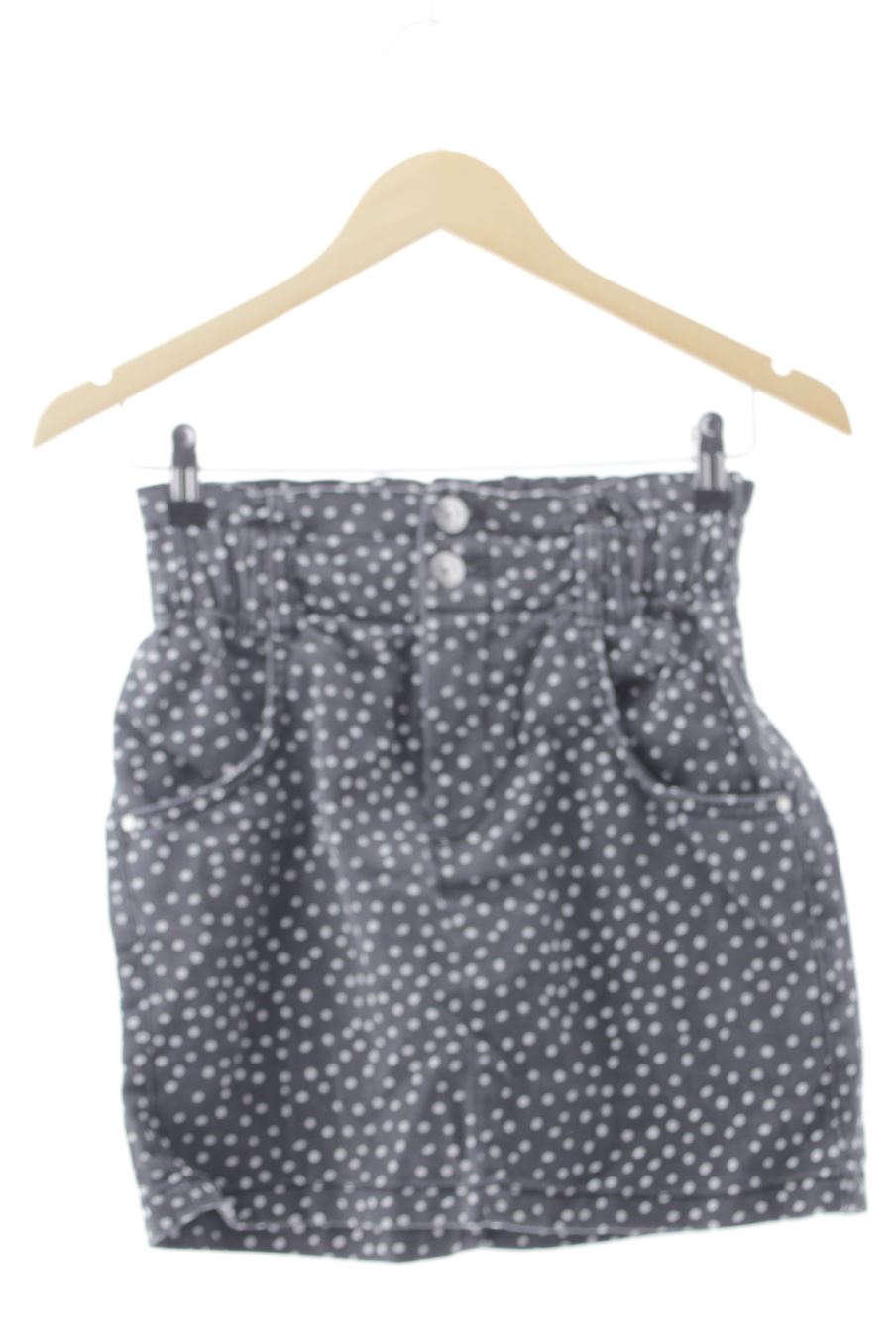 Falda de Bershka de la talla 36, de color gris de ropa vaquera