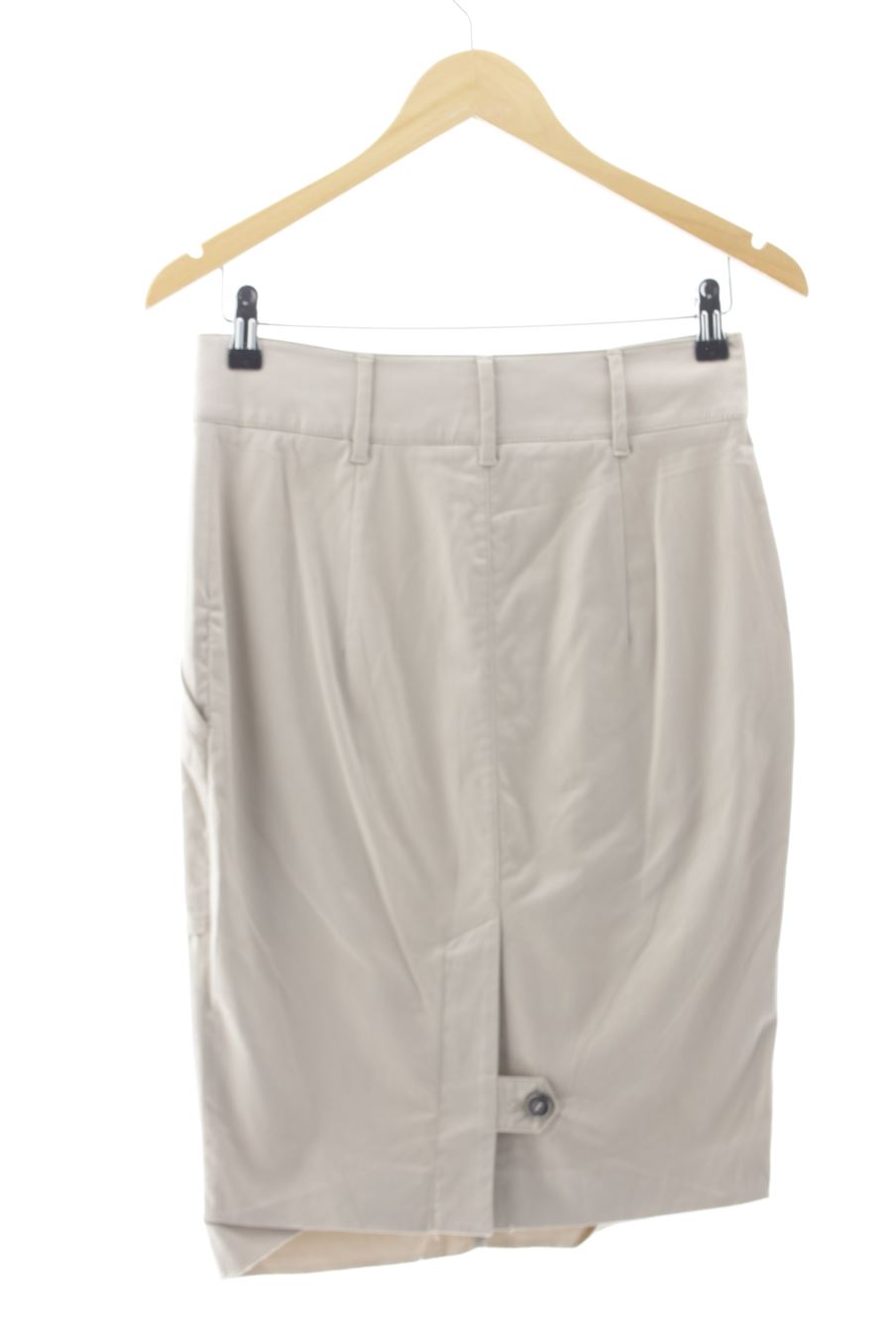 Falda de Zara de la talla S, de color beige