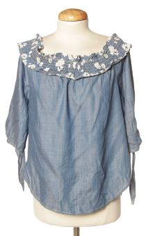 Kurzärmelige Bluse S salsa