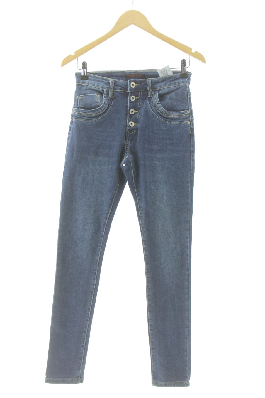 Jeans Place du jour de la taille 34, de couleur bleu de denim