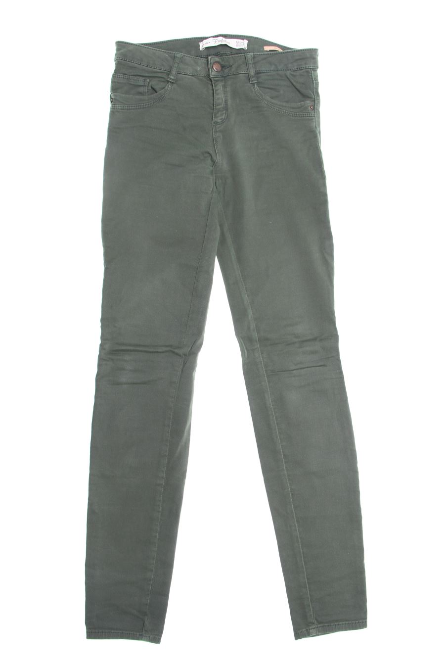 Jeans Trafaluc de la taille 34, de couleur vert de denim