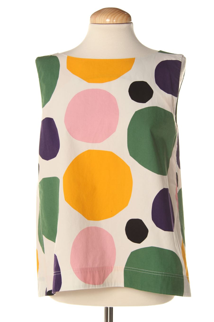 Blusa de manga corta de Marimekko Uniqlo de la talla S, de color estampado