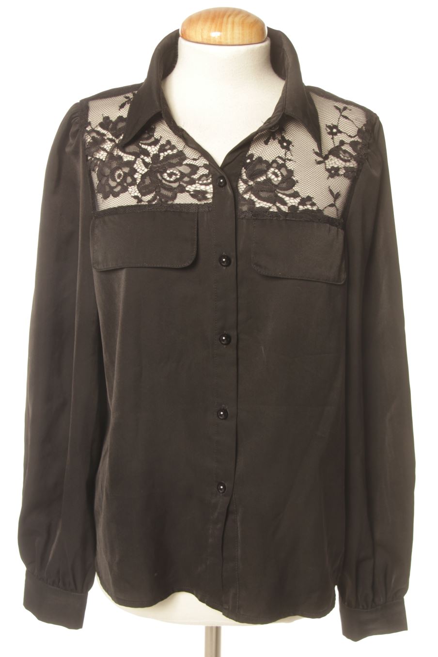 Camisa de PERCENTIL de la talla 38, de color negro