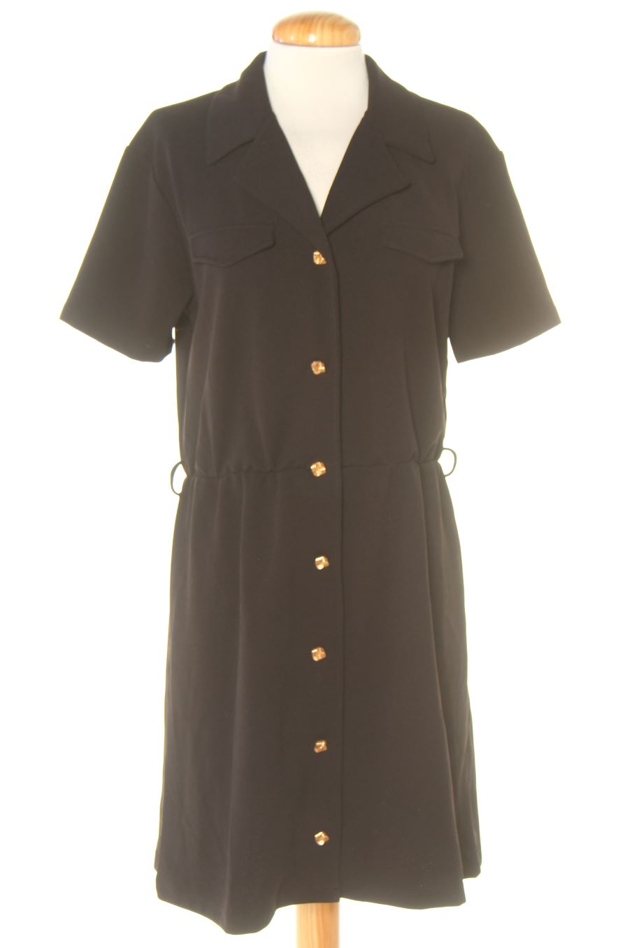 Robe casual Naf Naf de la taille 38, de couleur noir