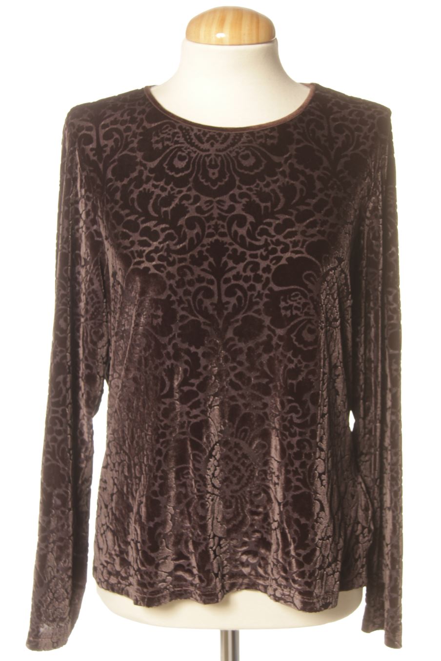 Maglietta a maniche lunghe de Petite de la talla L, de color marrone