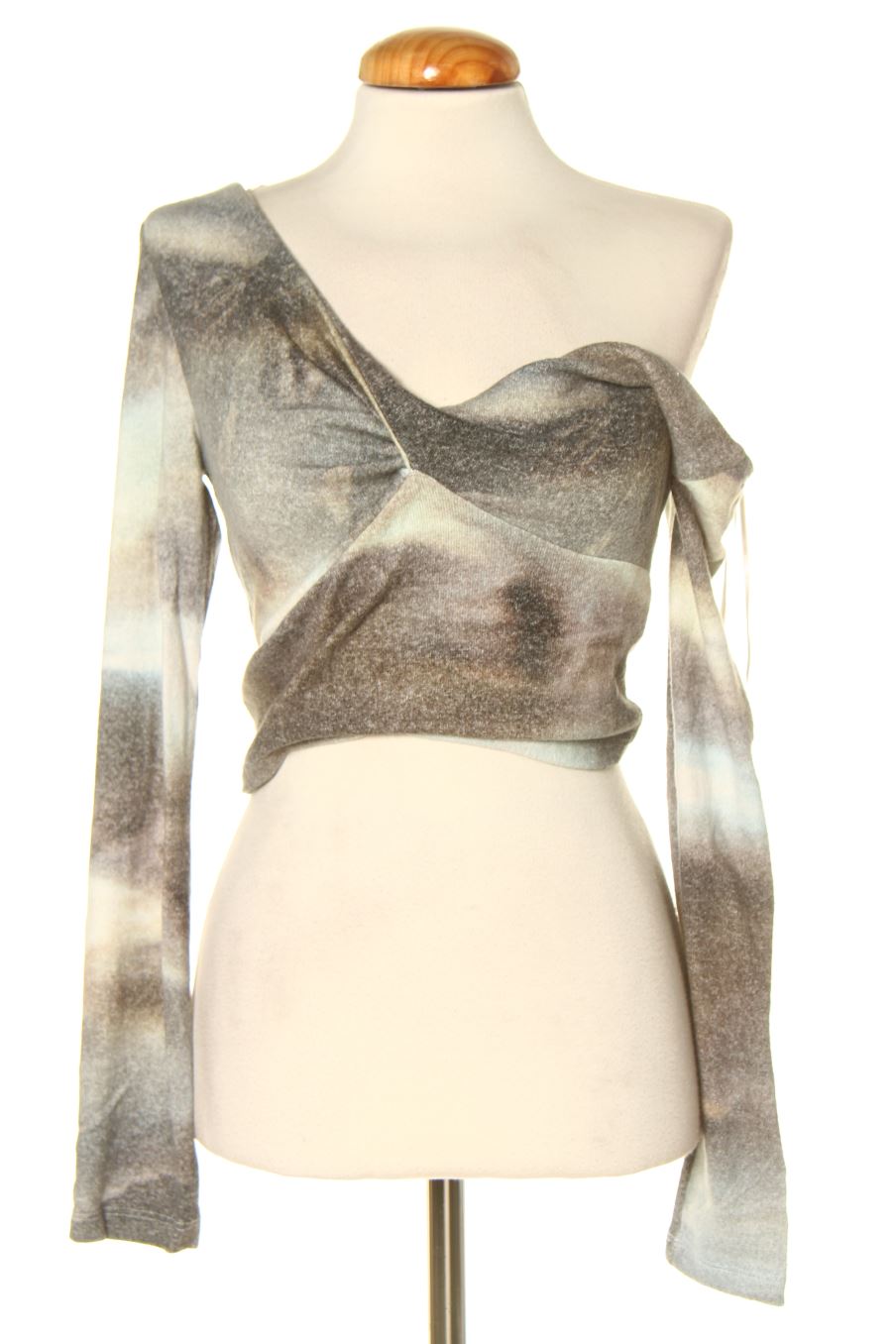 Pull Bershka de la taille L, de couleur gris