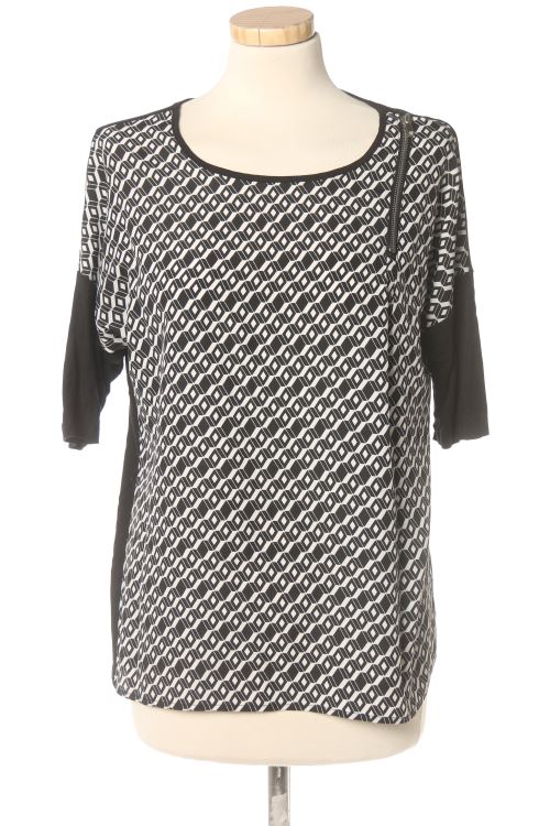 Blusa a maniche corte