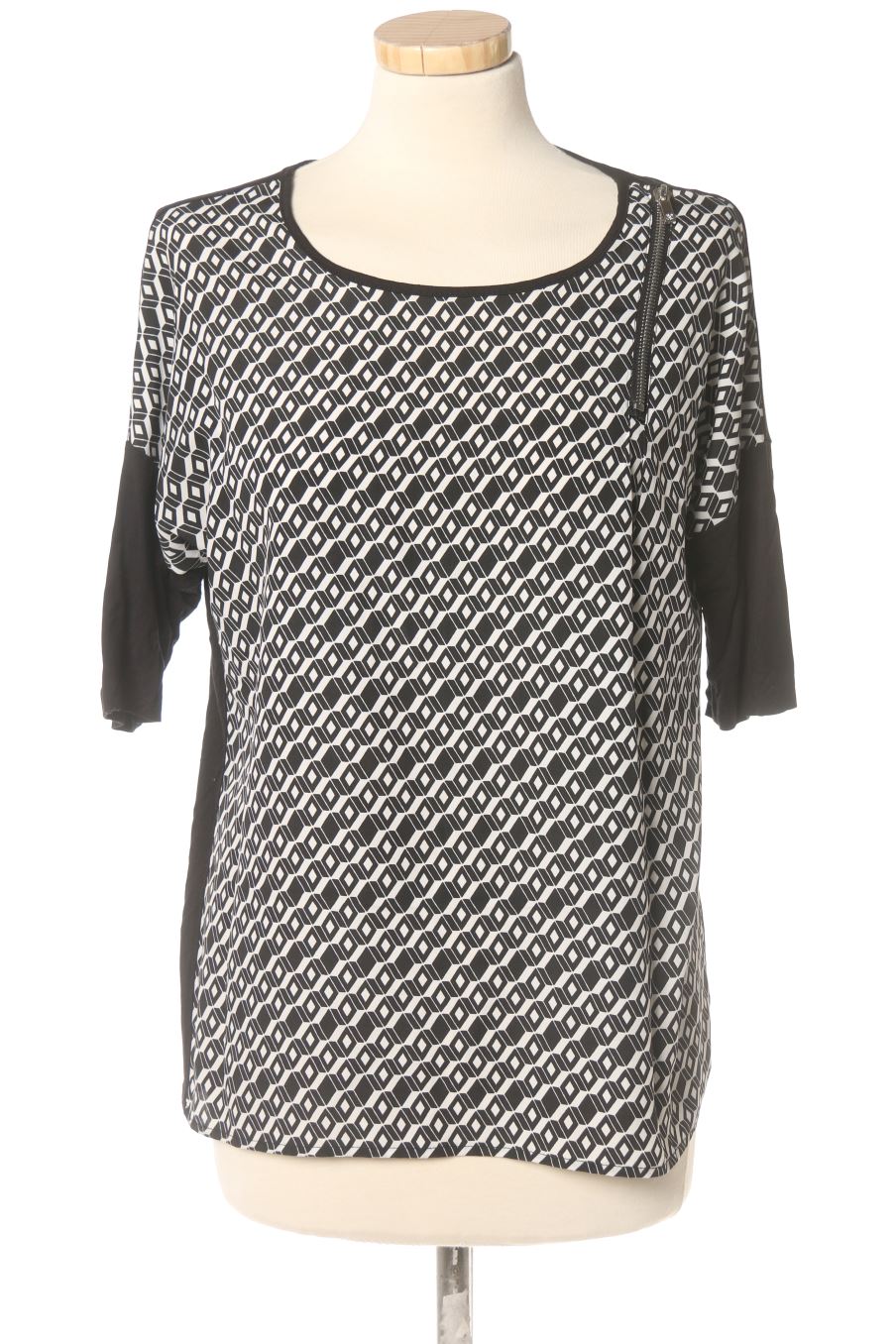 Blusa a maniche corte de Morgan de toi de la talla XS, de color nero