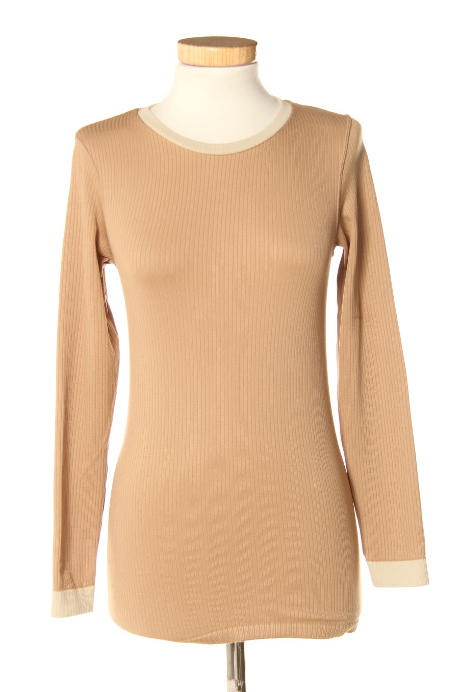 T-shirt à manches longues H&M de la taille XS, de couleur beige