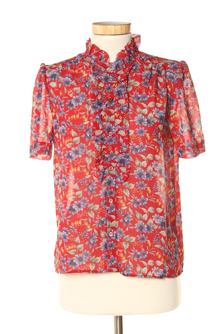 Blusa de manga corta de SusiSweetdress de la talla S, de color flores
