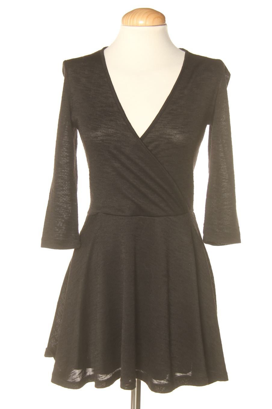 Vestido casual de Mango de la talla XS, de color negro