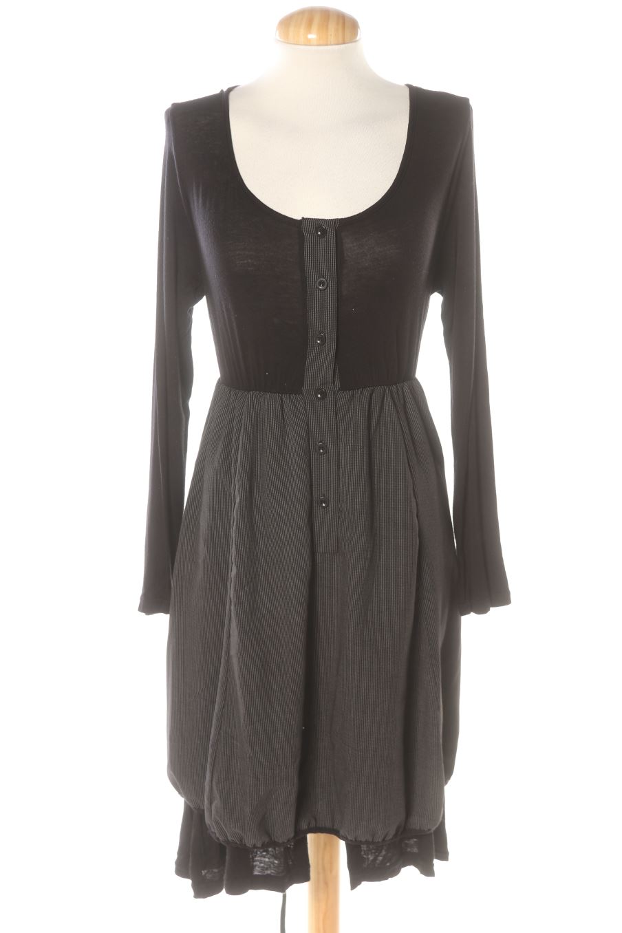 Vestido casual de Made in italy de la talla S, de color negro