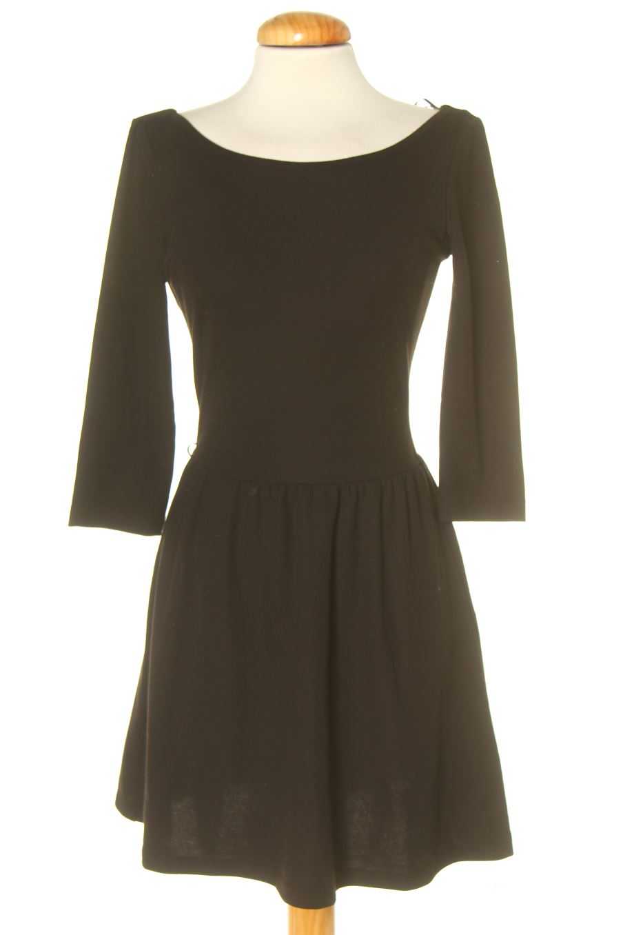 Vestito casual de Stradivarius de la talla S, de color nero