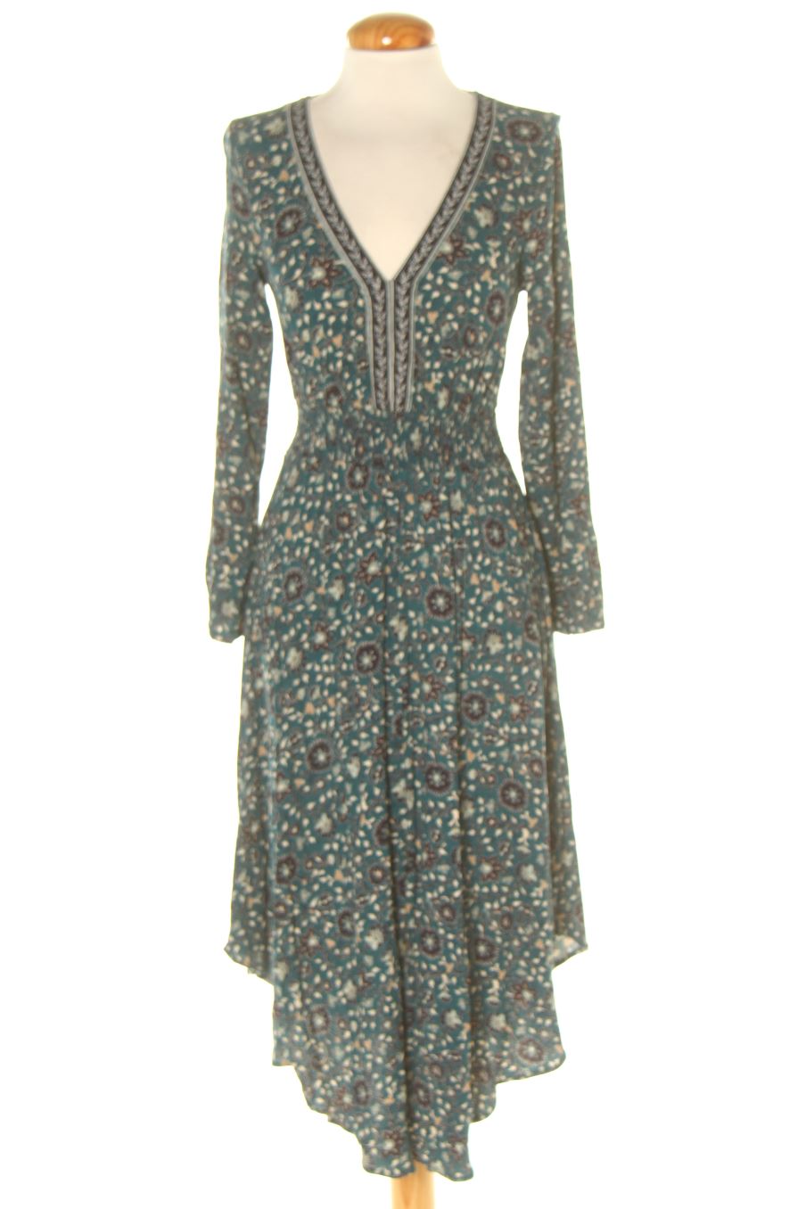 Robe casual Springfield de la taille 36, de couleur fleurs