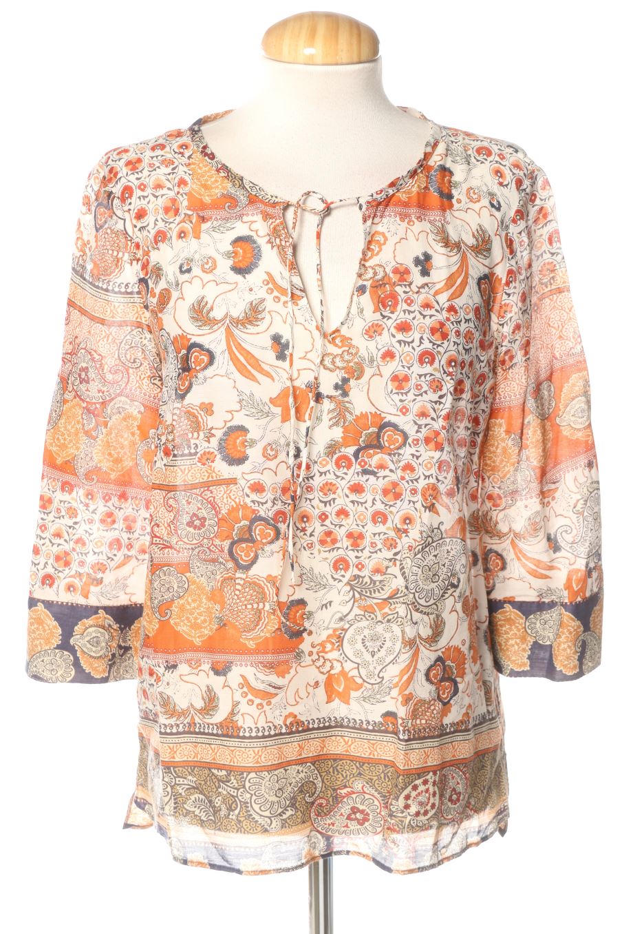 Blusa a maniche lunghe de Massimo Dutti de la talla 38, de color stampato