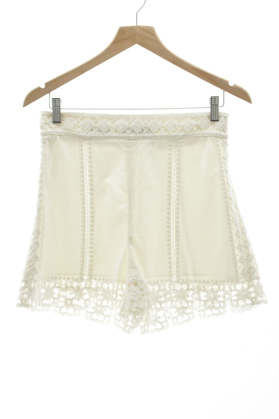 Shorts Zara de la taille S, de couleur blanc