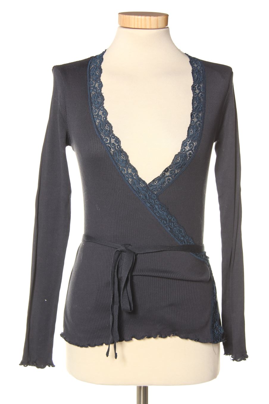 Gilet Caroll de la taille 38, de couleur bleu
