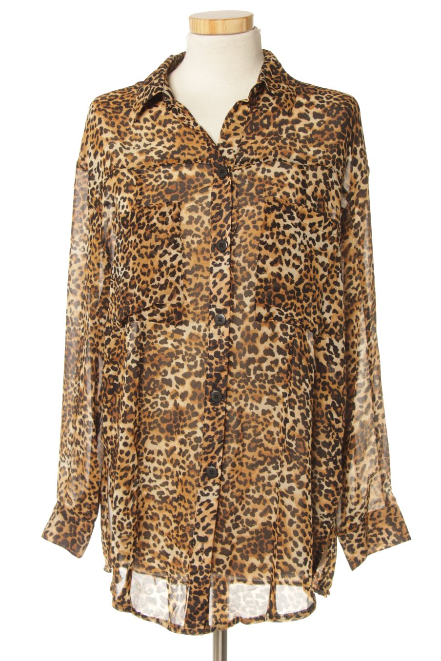 Camisa de Bershka de la talla S, de color animal print