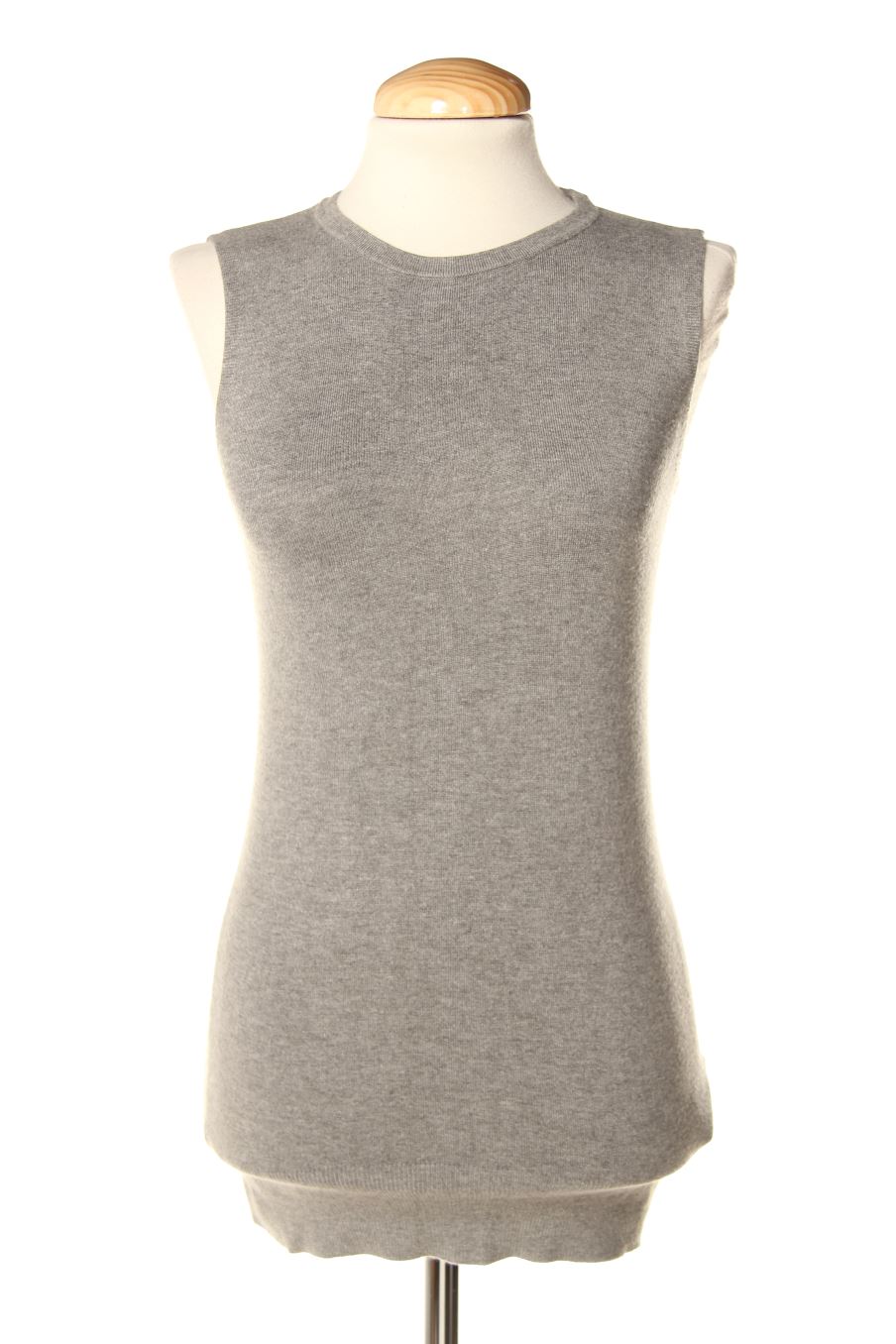 Top de Zara de la talla S, de color gris