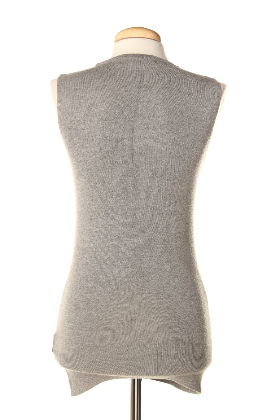 Top de Zara de la talla S, de color gris