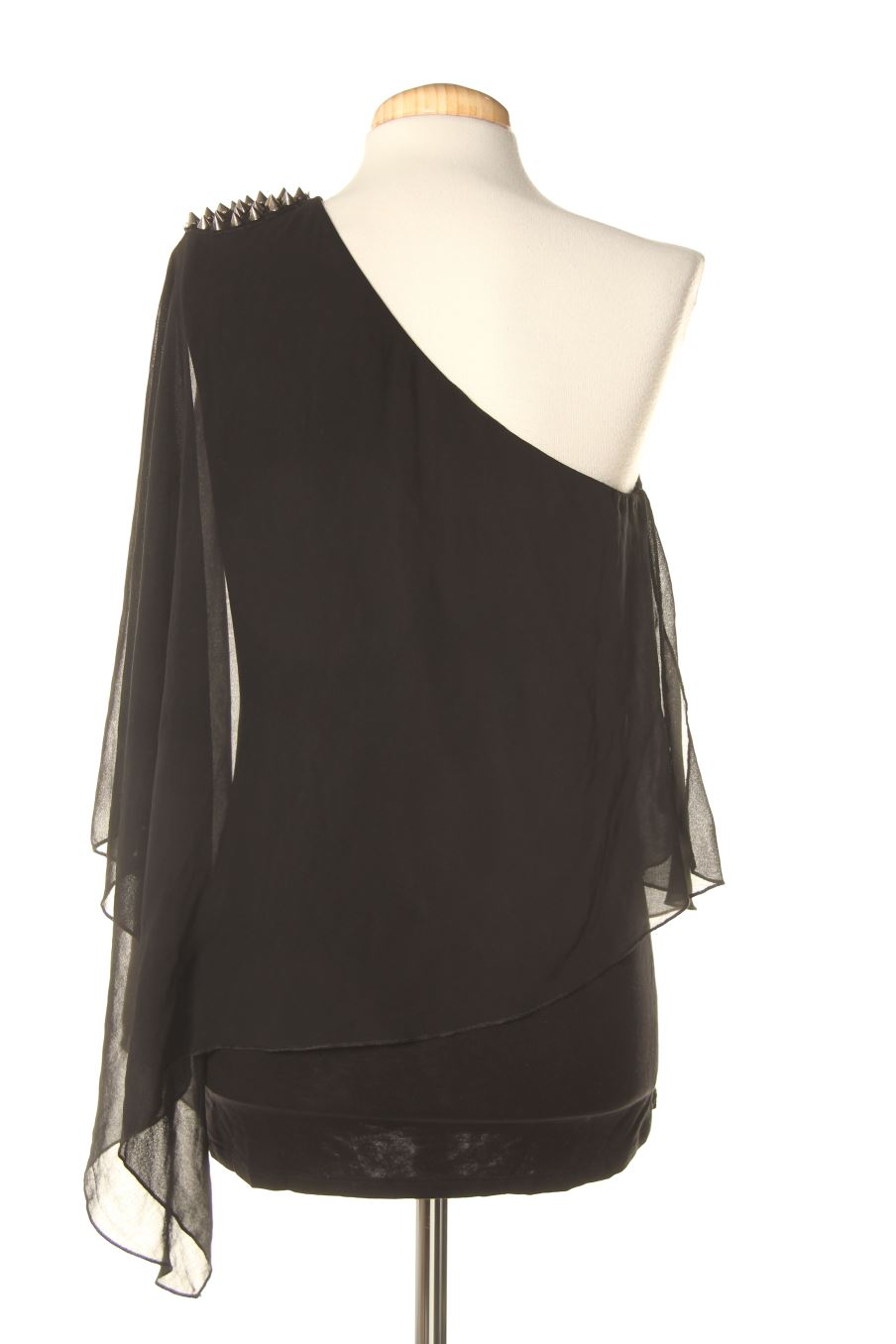 Blusa de manga corta de Zara de la talla M, de color negro