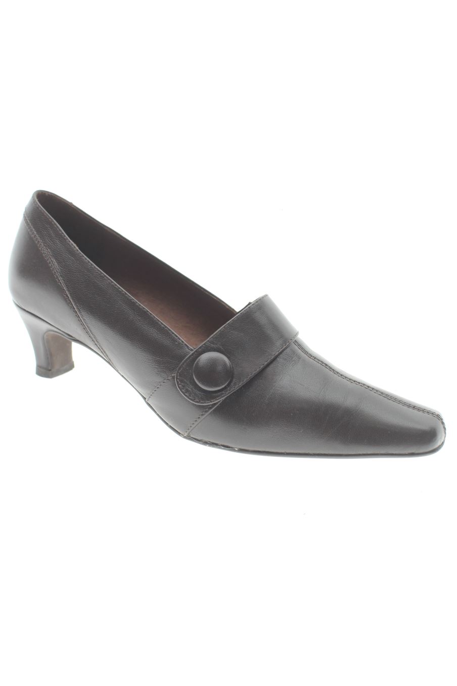 Zapatos de tacon de Fran y Bel Moda Villena de la talla 38, de color marrón de