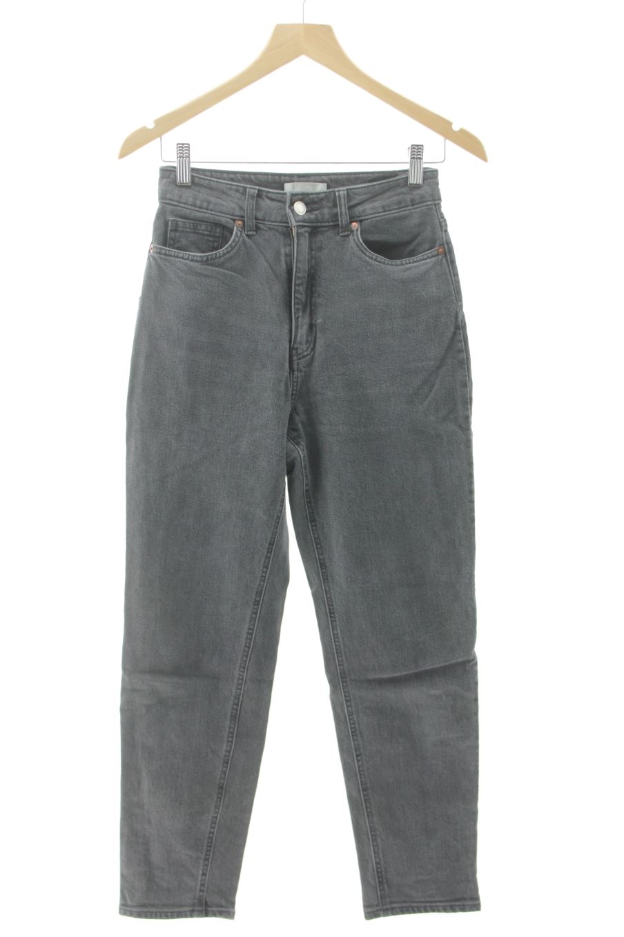 Jeans H&M de la taille 36, de couleur gris de denim
