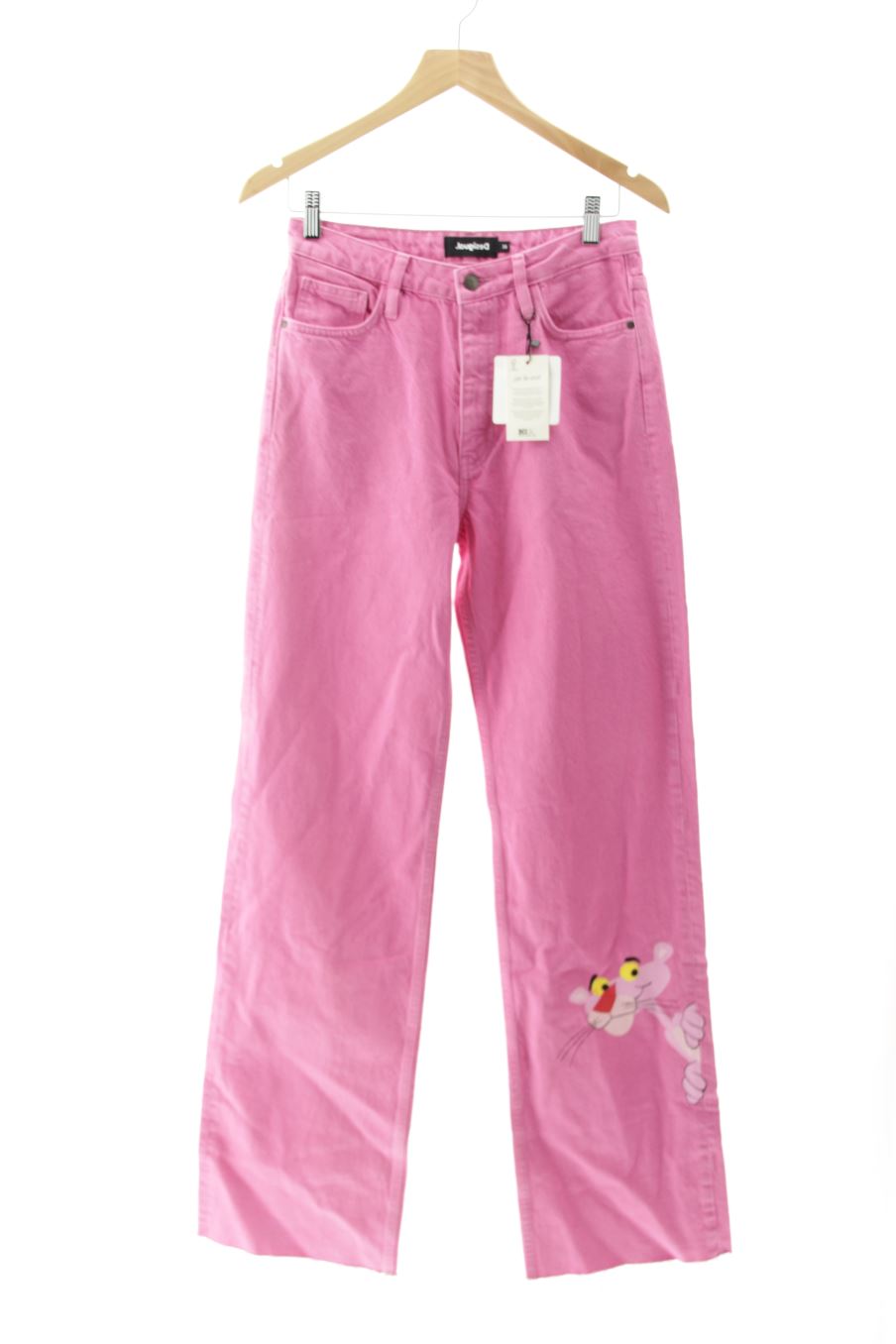 Jeans von Desigual Größe 38, Farbe Rosa, aus Jeanskleidung für