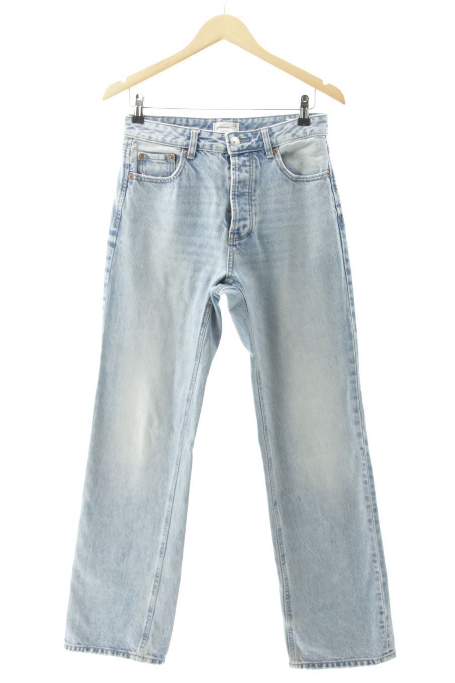 Jeans Stradivarius de la taille 36, de couleur bleu de denim