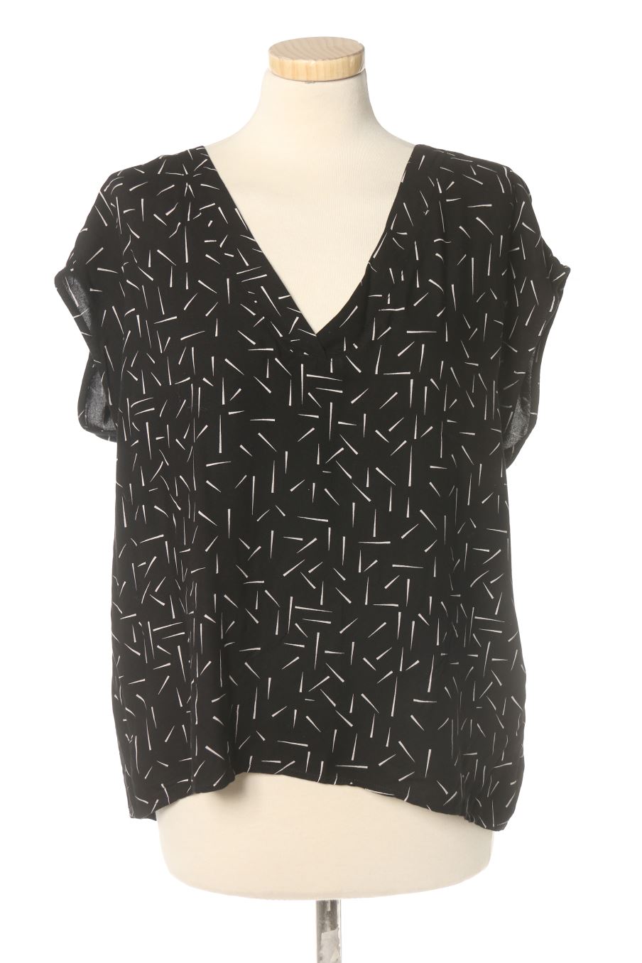 Blouse à manches courtes Jacqueline De Yong de la taille 38, de couleur noir