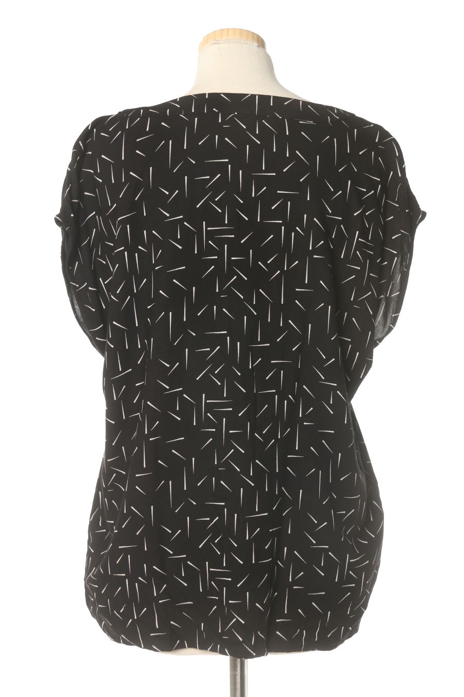 Blouse à manches courtes Jacqueline De Yong de la taille 38, de couleur noir