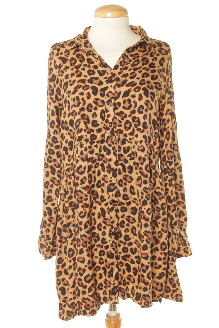 Robe casual Stradivarius de la taille M de couleur animal print