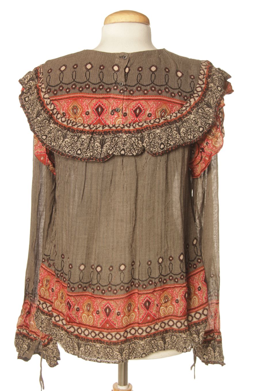 Blouse à manches longues Trafaluc de la taille M, de couleur imprimés